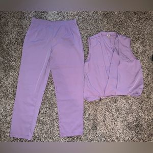 Two piece lavender set